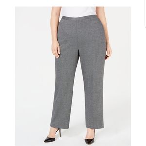 NWT Plus Sz 18W From MACYS Alfred Dunner NWT Women's herringbone dress pants.